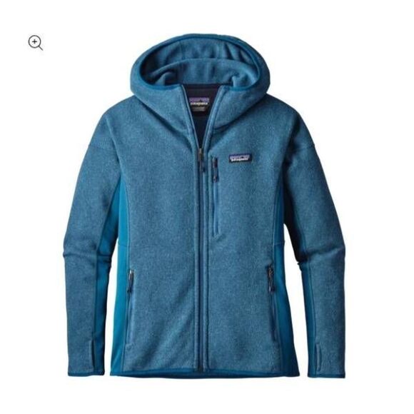 Patagonia Performance Better Sweater  Hoody in Big Sur Blue sz Medium - Picture 1 of 5